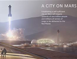 SpaceX la route pour une vie multiplanétaire : les plans pour atteindre la planète Mars © SpaceX