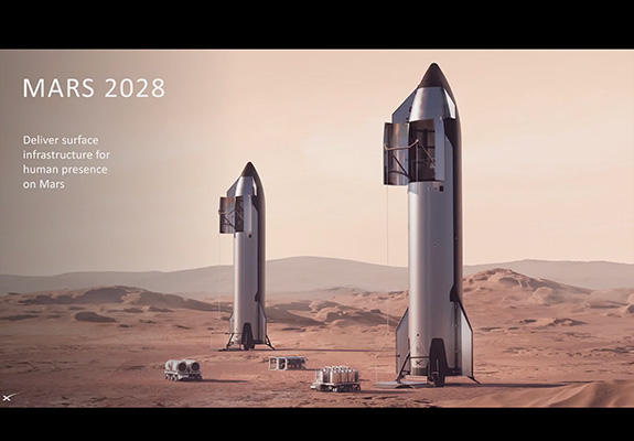 Mars 2028 - © SpaceX