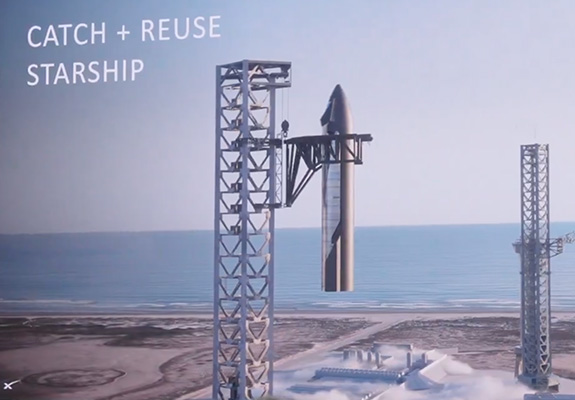 SpaceX rattrapage Starship - © SpaceX
