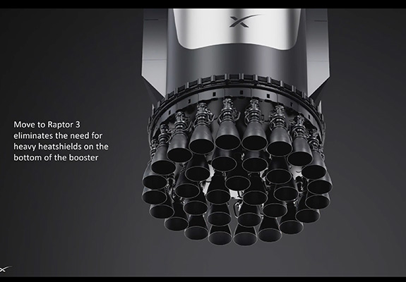 Booster raptor 3 - © SpaceX
